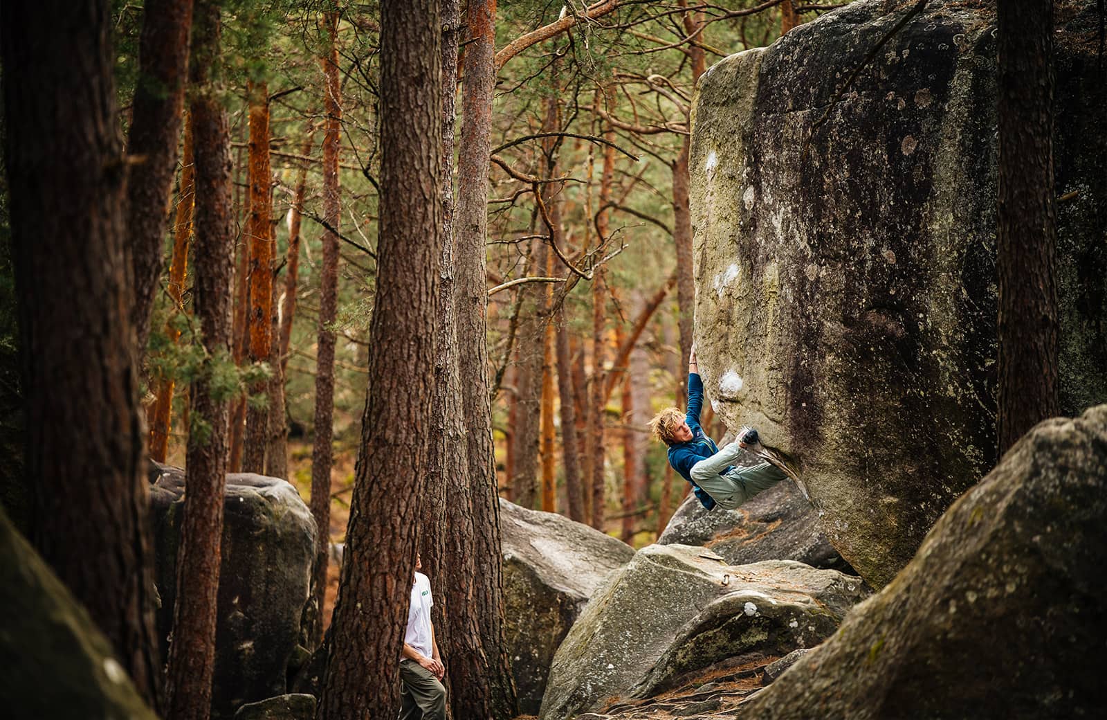 Climbing Fontainebleau- By Nathalie DuPre Commercial Photography