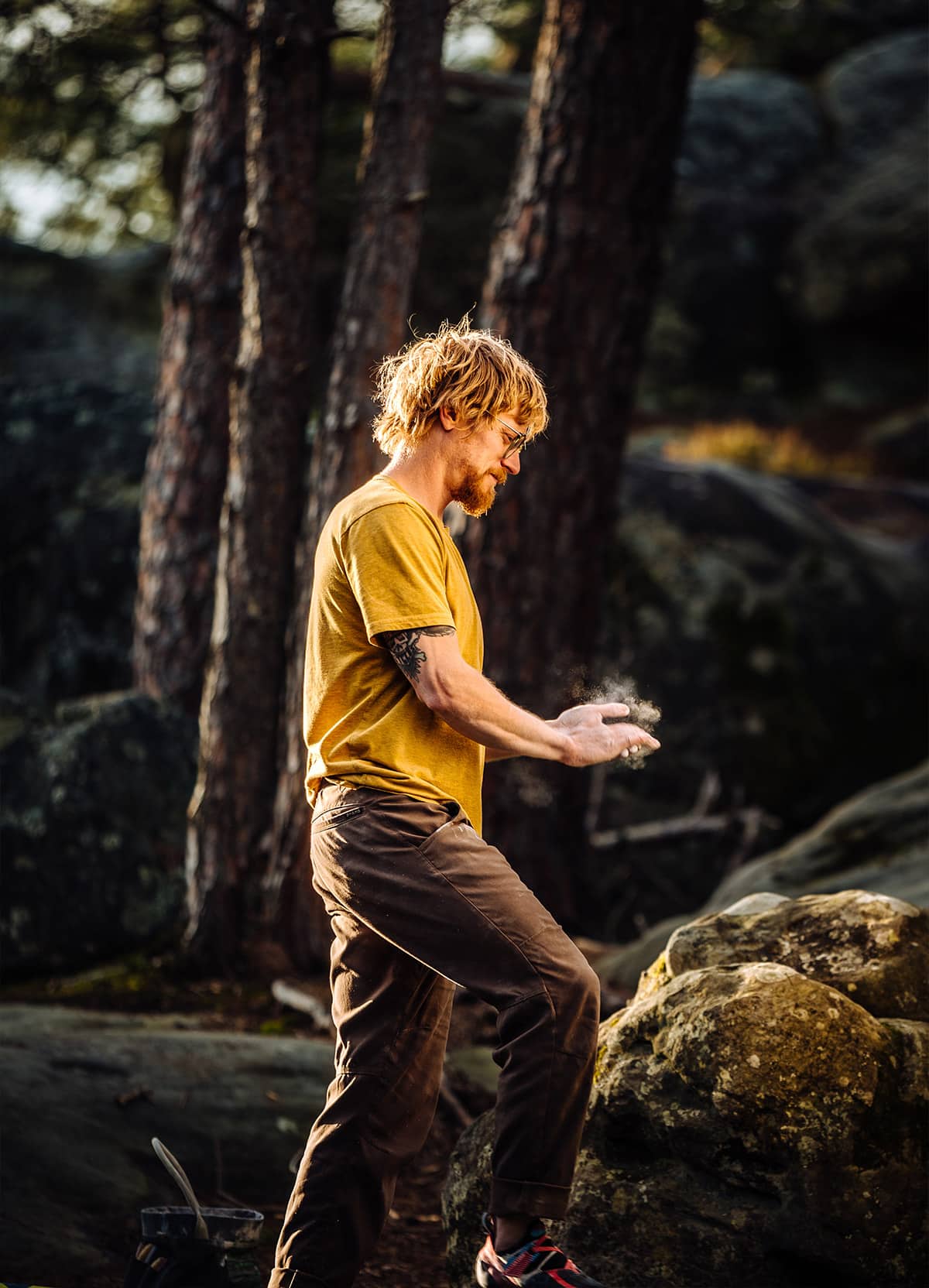 Climbing Fontainebleau- By Nathalie DuPre Commercial Photography