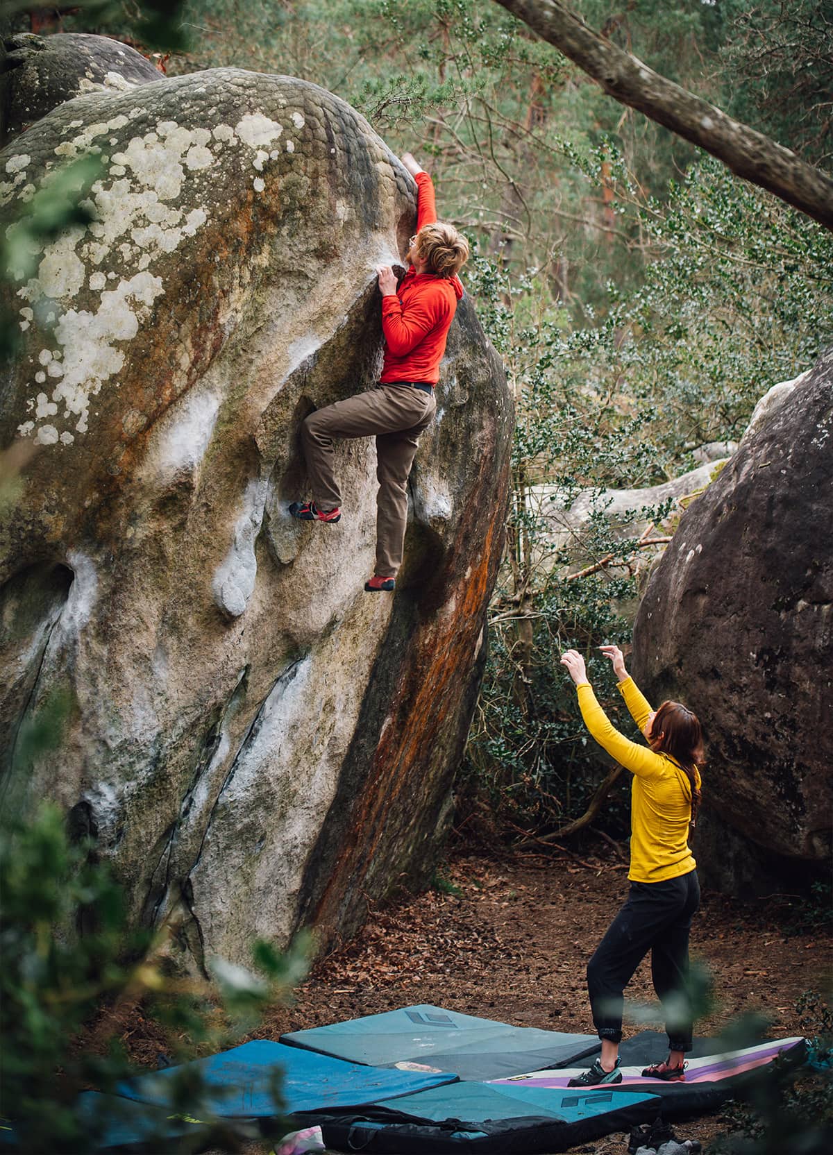 Fontainebleau Climbing- By Nathalie DuPre Commercial Photography